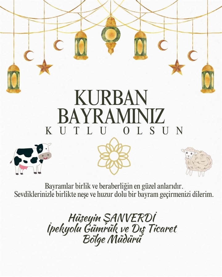 Kurban Bayramımız Kutlu Olsun ..